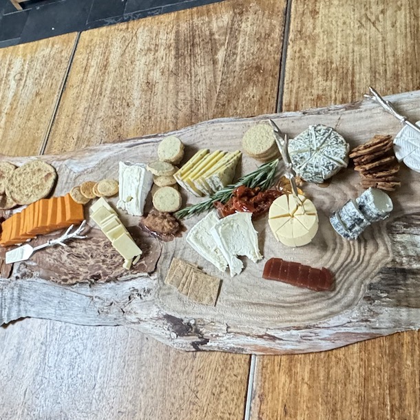 Artisan cheese board